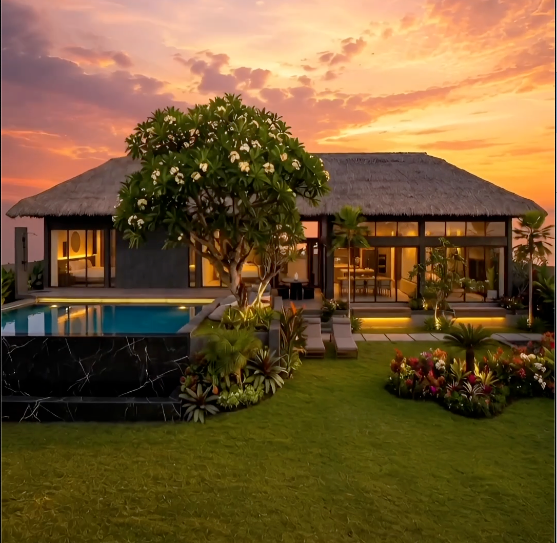 Boutique Private Hillside Villas in Ubud with River Canyon Views
